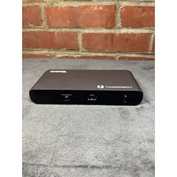 Thunderbolt 3 Plugable USB-C Docking Station TBT3-UDC1 No Power Cord, Untested - Picture 2 of 8